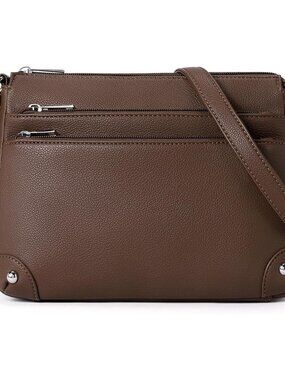 Crossbody Bags for Women, Medium Size Shoulder Handbags, Satchel Purse with Mult